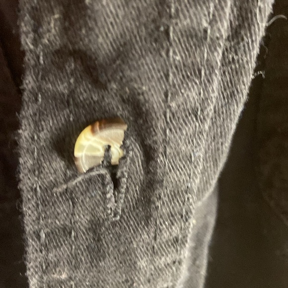 EUC Sons Of Arthritis  cut off sleeves denim black shirt - Picture 6 of 6